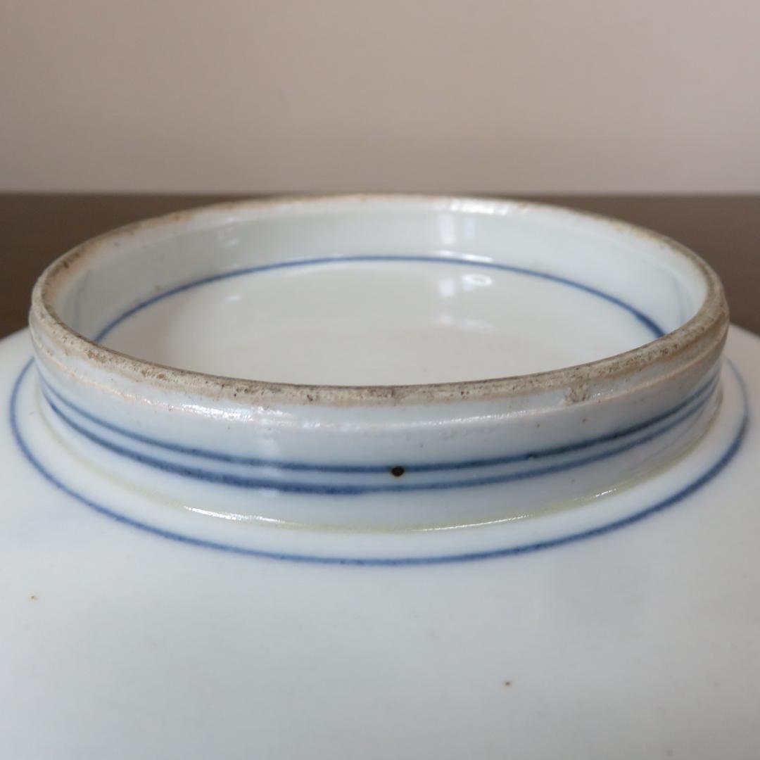 鉢 丼 2つ 色絵付 染付 古伊万里 鳥 牡丹 唐草 江戸 明治