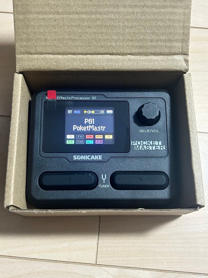 ギター Sonicake Pocket Master Black Sonicake Pocket Master Compact Multi-effects Processor (QME-10)