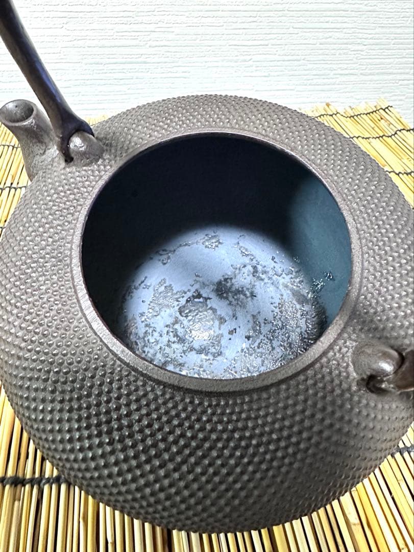 未使用品　南部釜師匠　庄司 光洞(啓吉)造　１５型アラレ　movers様　売約済