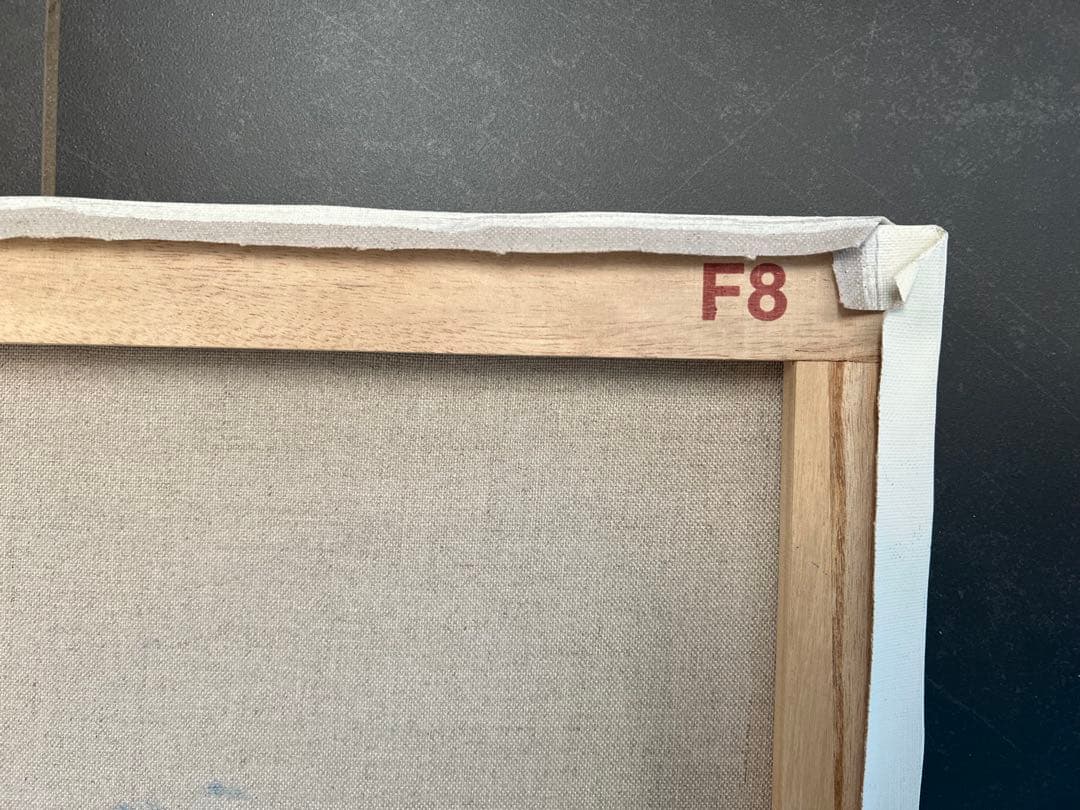 Wave/KURO F8 油絵 原画 風景画