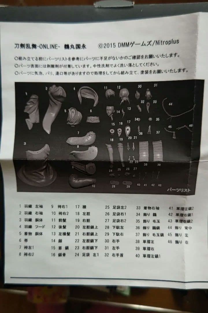 鶴丸国永 刀剣乱舞 1/8 ガレージキット ワンフェス2017冬＆イベント限定品