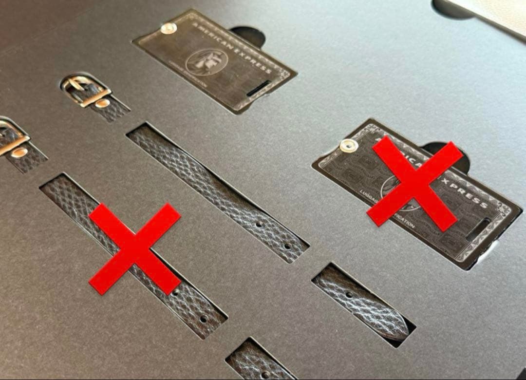 【非売品】アメリカンエキスプレス ブラックカードラゲージタグ1枚 ノベルティ