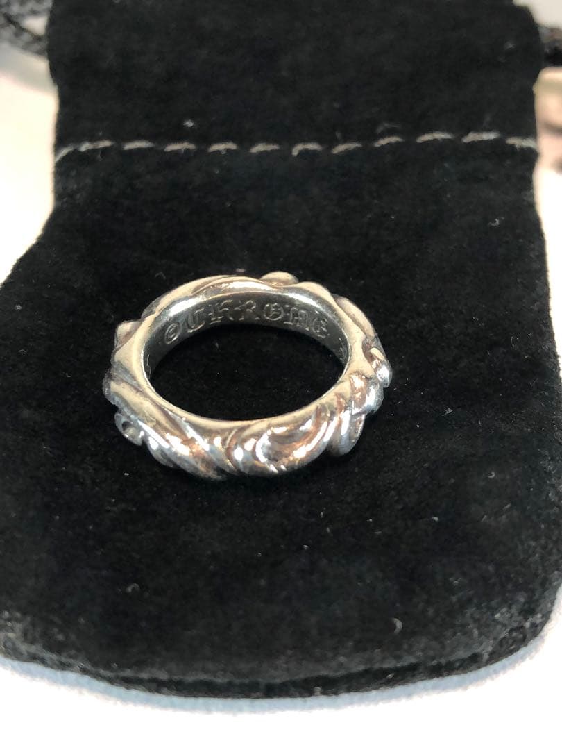 クロムハーツスクロールバンドリング【日本サイズ5号】