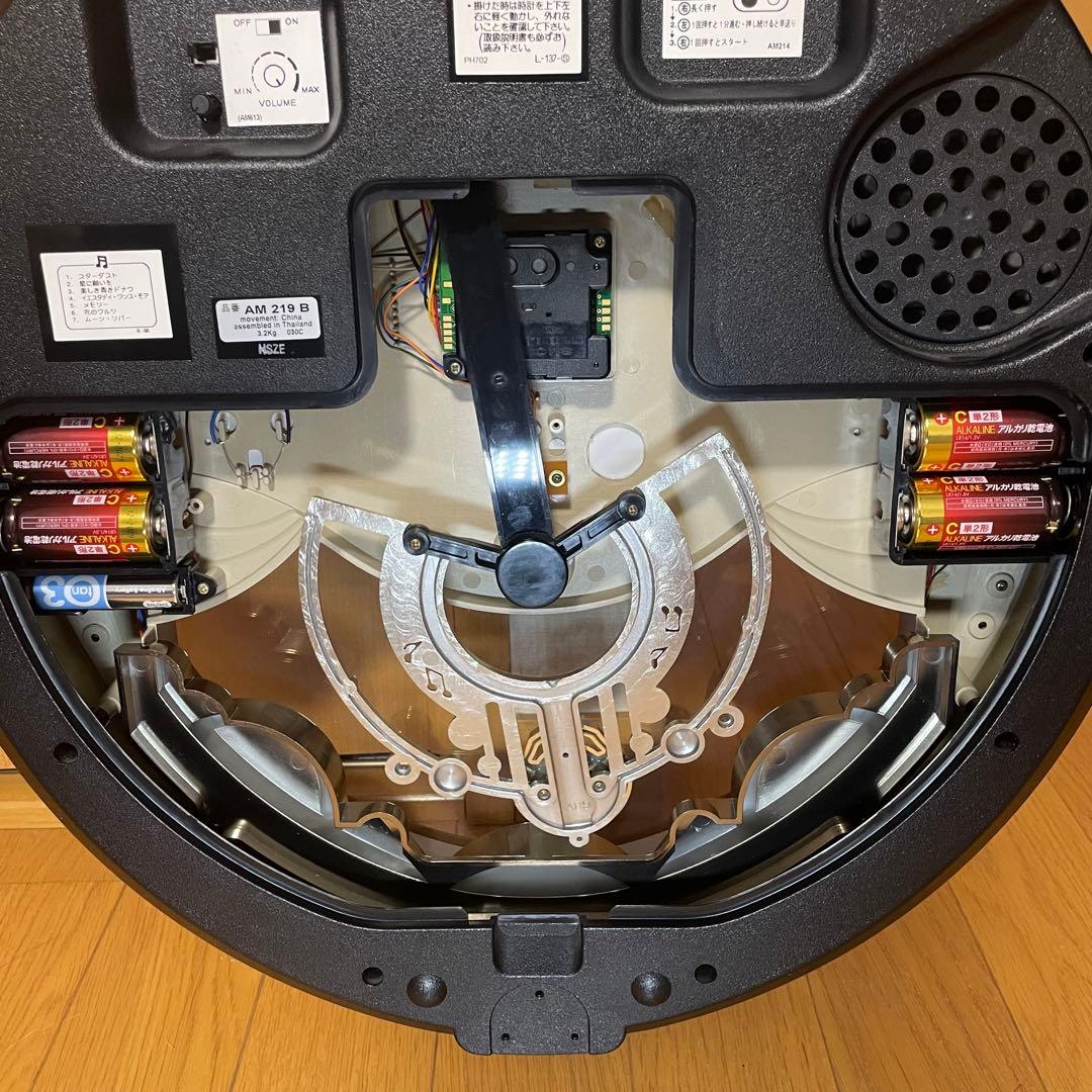 セイコー電波時計 AM219Bセイコーウェブシンフォニー 電波時計 カラクリ時計