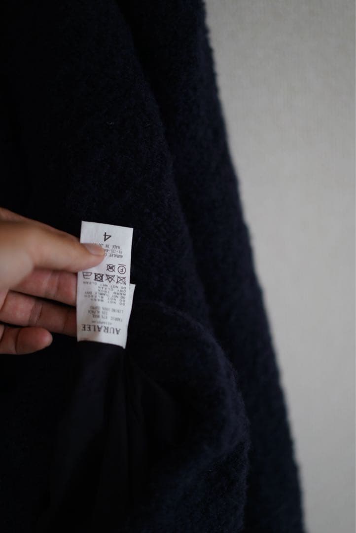 ジャケット・アウター ALPACA WOOL LENO CLOTH P/O PARKA size4