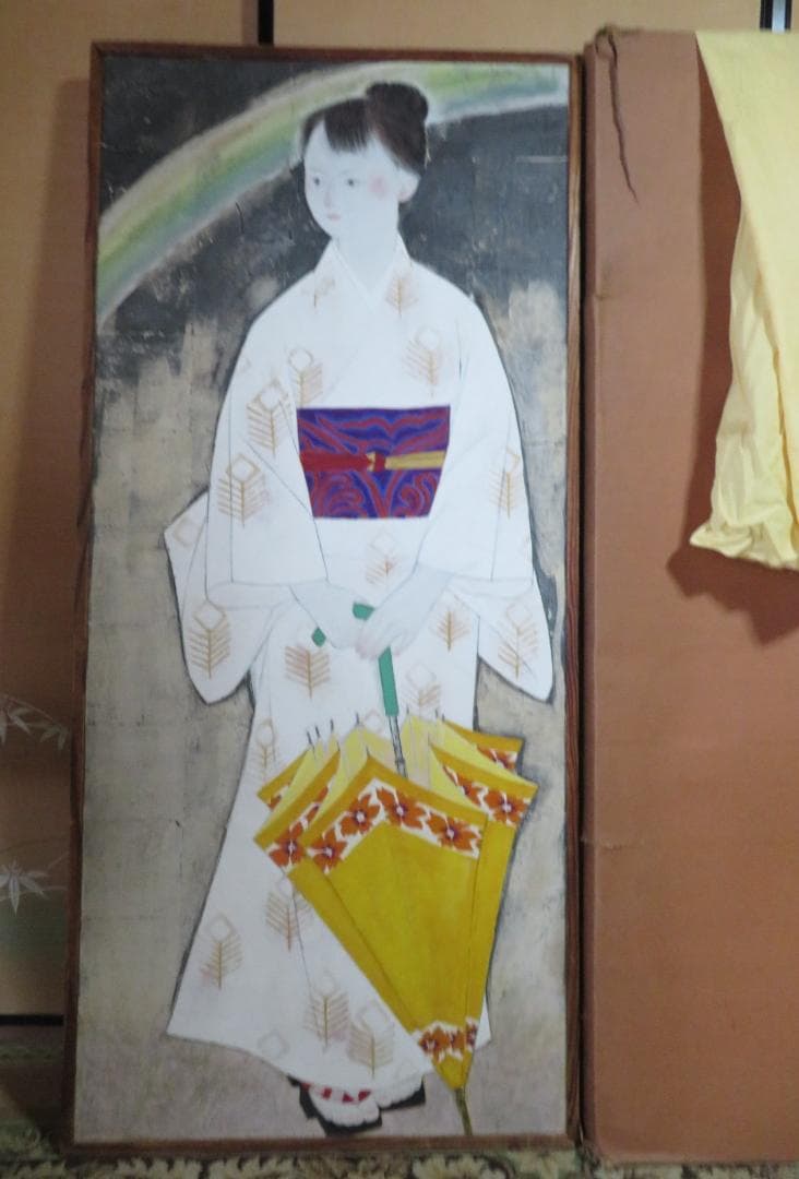 mimeian様専用神田三千枝「虹」 日本美術院特待院展出品作品 師：安田