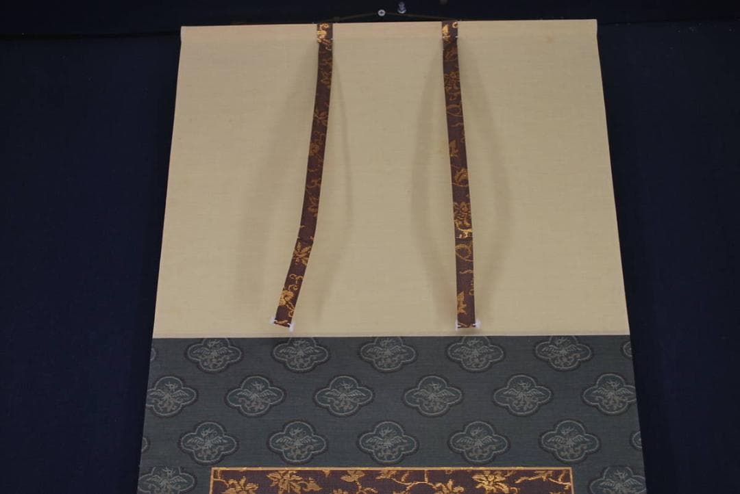 真作】池田/二行書/掛軸☆宝船☆Q‐777 J