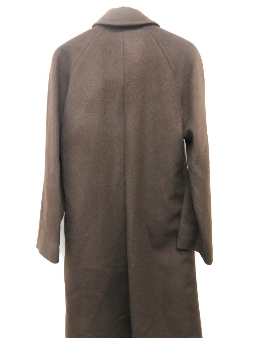 DAKS ダックス カシミヤ ロングコート ブラウン サイズ 38 レディース