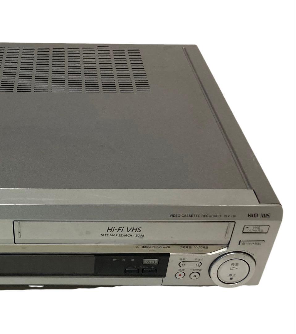 整備済】Hi8 VHS ダブルデッキ 8mm ビデオデッキ WV-H6