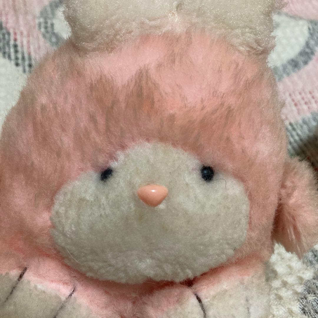 昭和レトロ　ヴィンテージ 学習研究社　学研　ウサギ＆ヒツジ　ぬいぐるみ　中古品