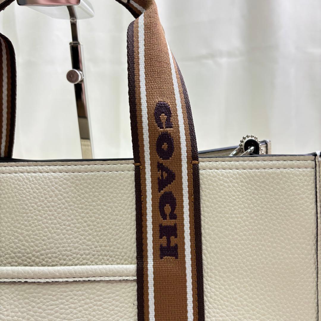 【みー】極美品✨COACH　ショルダーバッグ　スミス　トート 2way
