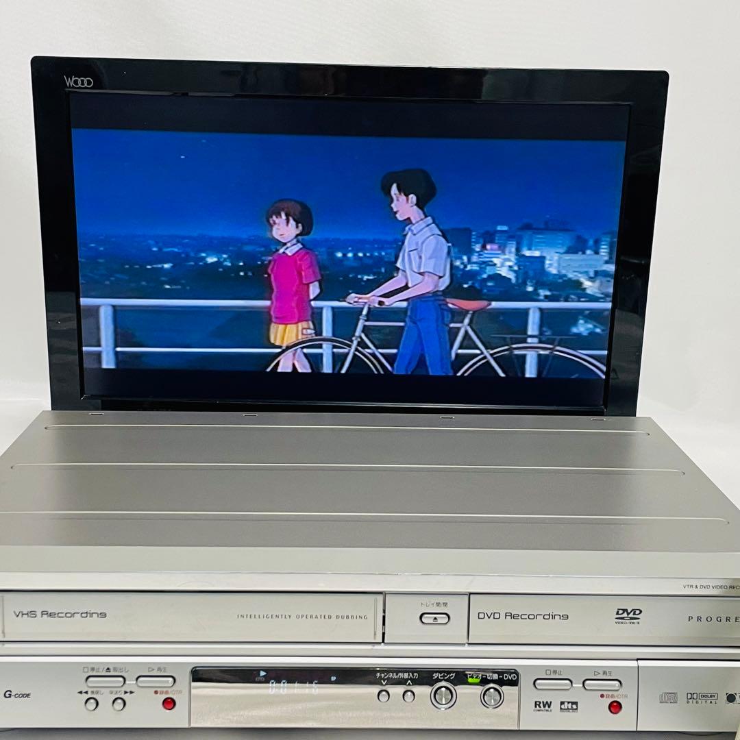 ① MITSUBISHI DVR-S300 DVDレコーダー VHS複合デッキ