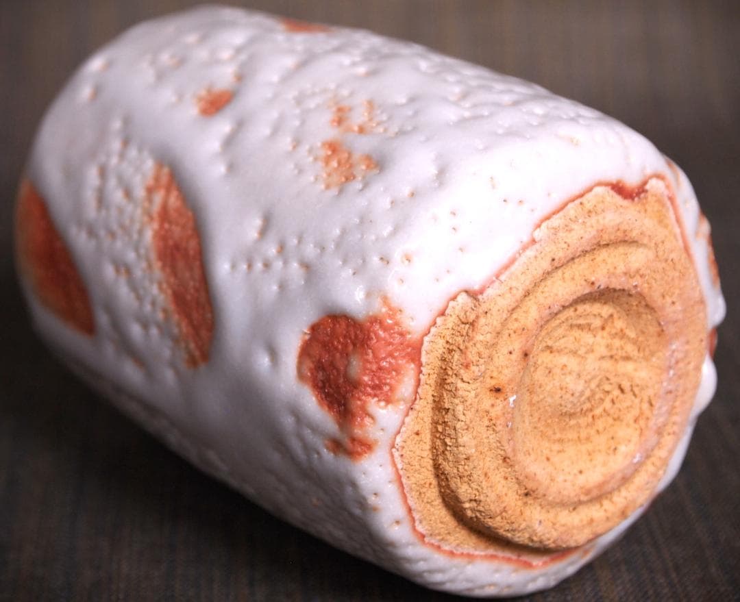 未使用★小林武春★志野湯のみ★共箱・栞