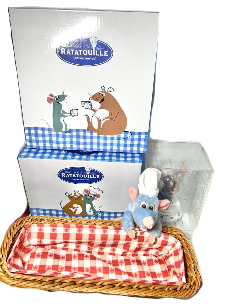 レミー タイマー プレート 皿 カトラリー ディズニー＆ピクサー 4点