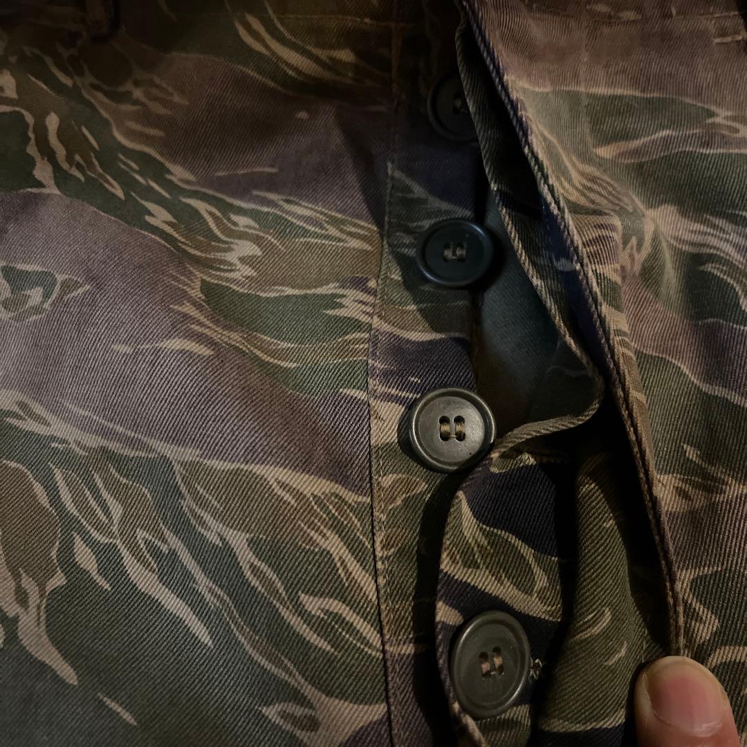 60S 鬼フェード 実物 タイガーストライプ タイガーカモ ベトナム戦