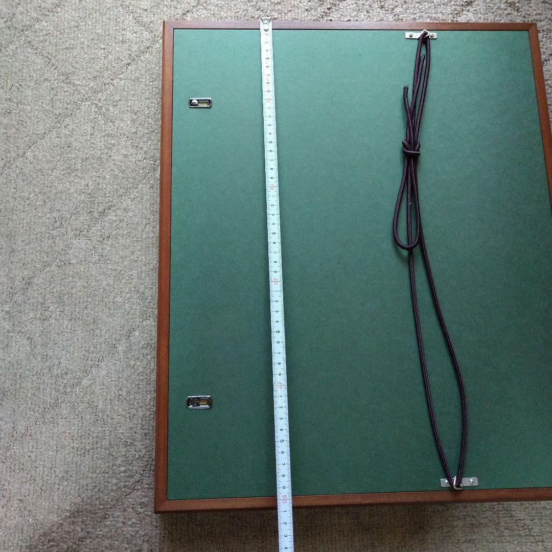 水墨画 リス 木製フレーム