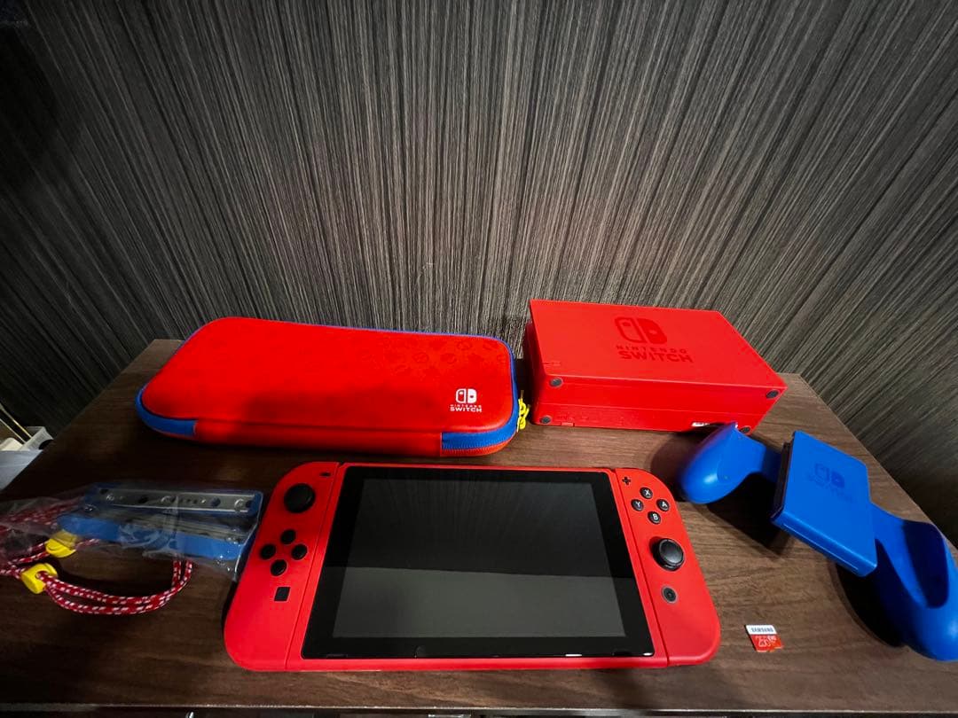 Nintendo Switch 赤/青 本体 マリオレッド SDカード付き