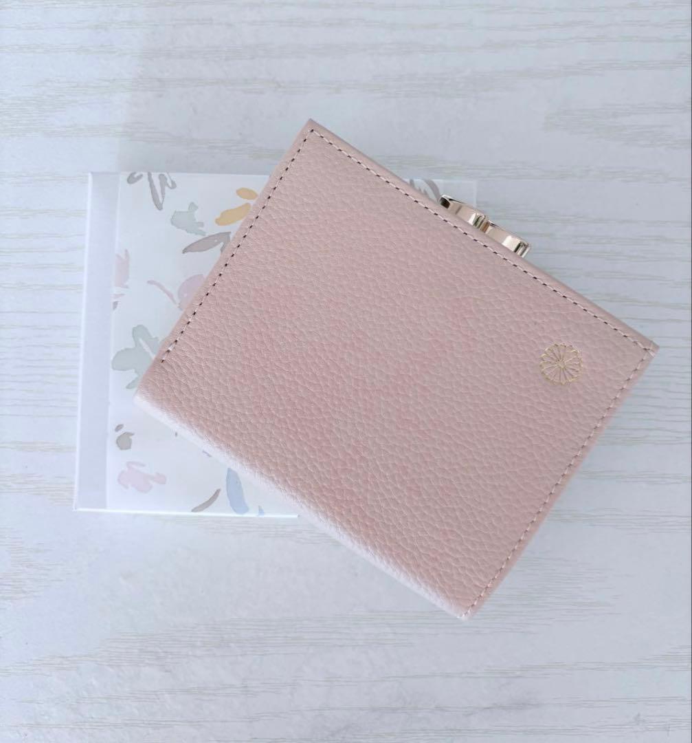 皇居 財布 がま口 ピンクベージュ - メルカリ