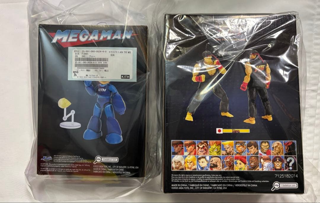 2セット KITH CAPCOM リュウ megamanフィギュア