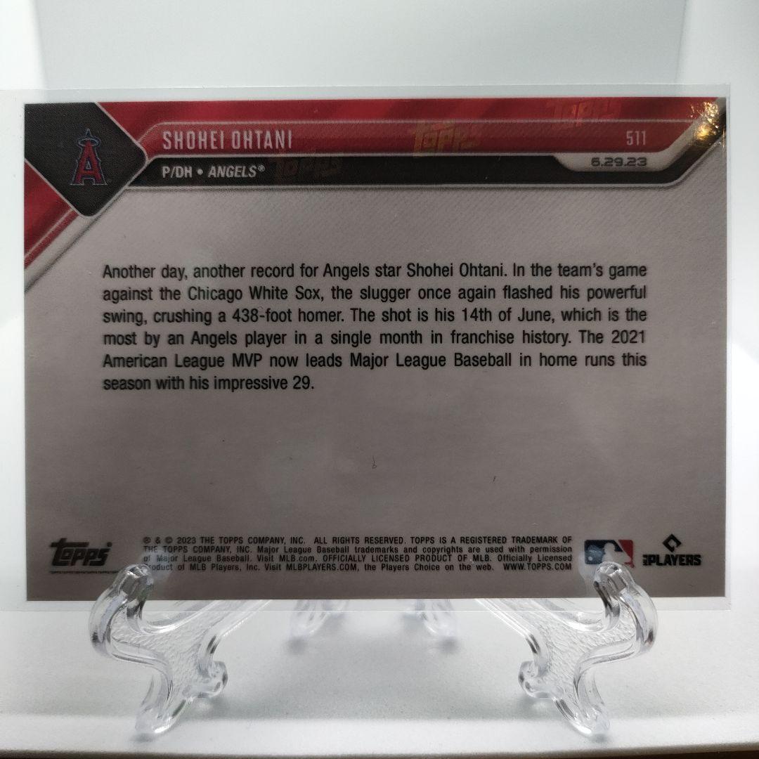 49シリ】大谷翔平 2023 Topps Now #511