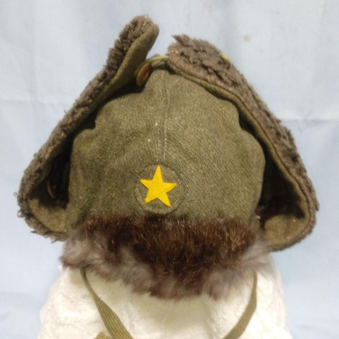 日本陸軍下士官兵用防寒帽（実物)