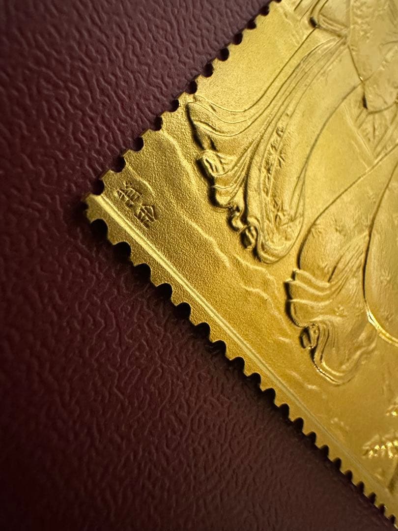 純度保証】 松本徽章工業 純金 金属工芸品 2枚セット8.79g 純金/純銅