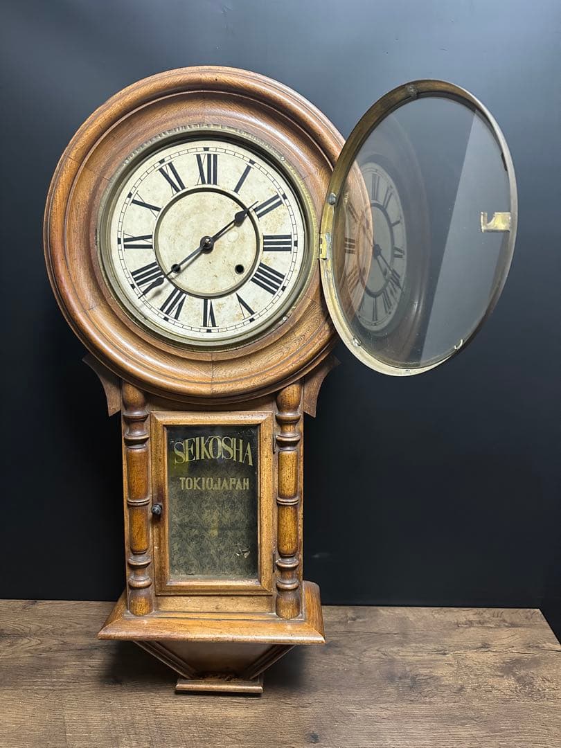 精工舎　アンティーク　ボンボン　振り子時計　85cm