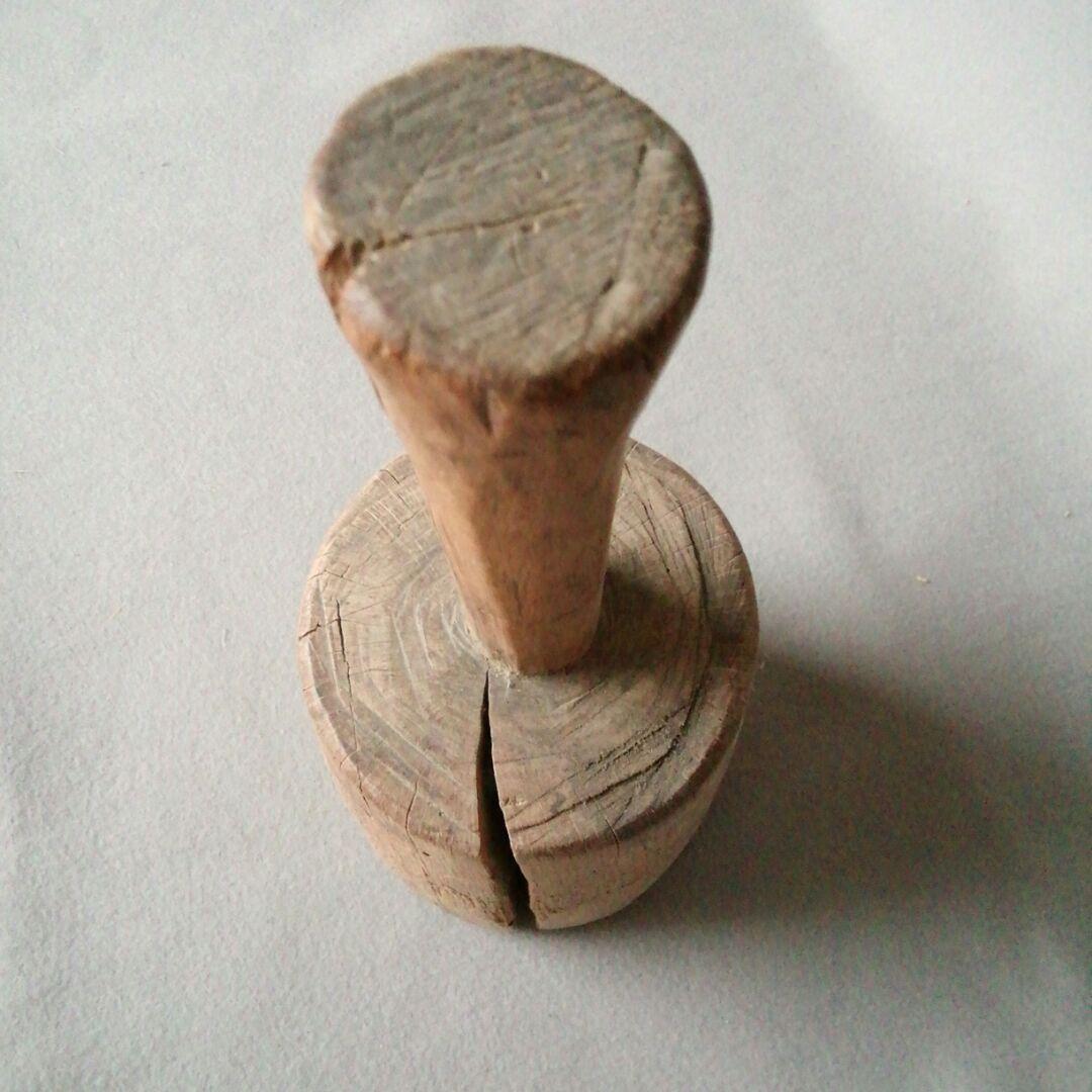 砧(きぬた) 木製 農具 道具 藁 作業道具 農業道具 叩き道具 農業