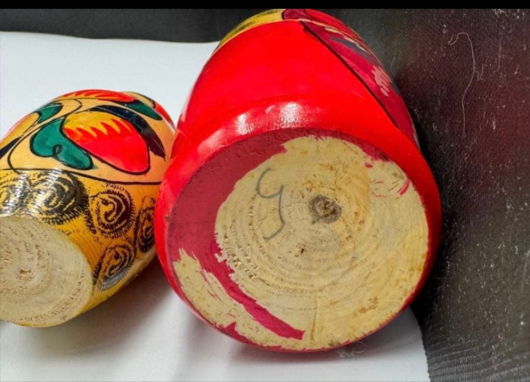 激レア‼️ソビエト アンティーク 初期のマイダン地方 マトリョーシカ 5