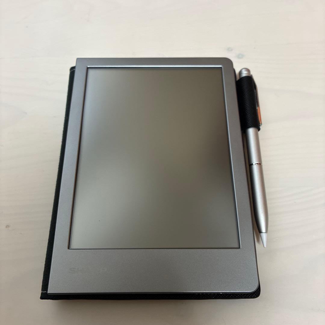 美品］SHARP 電子ノート WG-S50 シルバー ペン付き シャープ - メルカリ