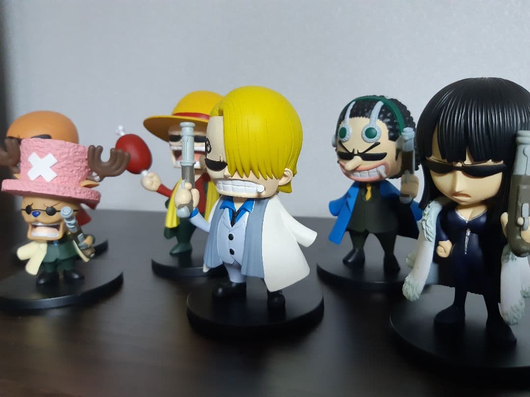 ワンピース麦わらの一味　7体セット売り