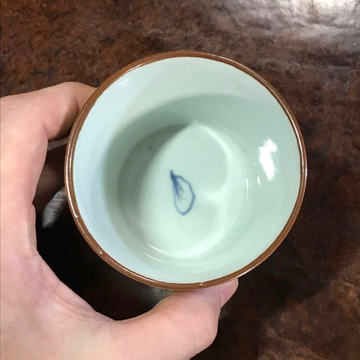 古伊万里 蕎麦猪口 富士山 松原 そばちょこ 古伊万里 変わり図 - メルカリ