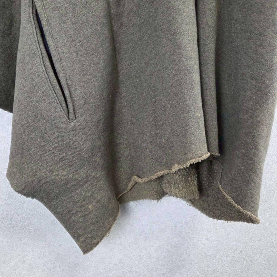 新品 L.G.B. NWT ラクーンファー ポンチョ ケープ フード パーカー