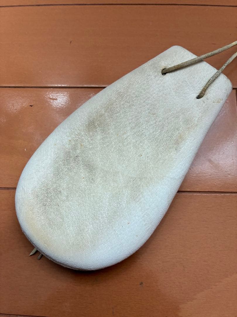 GORO'S 5セント コンチョ付き 巾着ポーチ 鹿皮 ホワイト