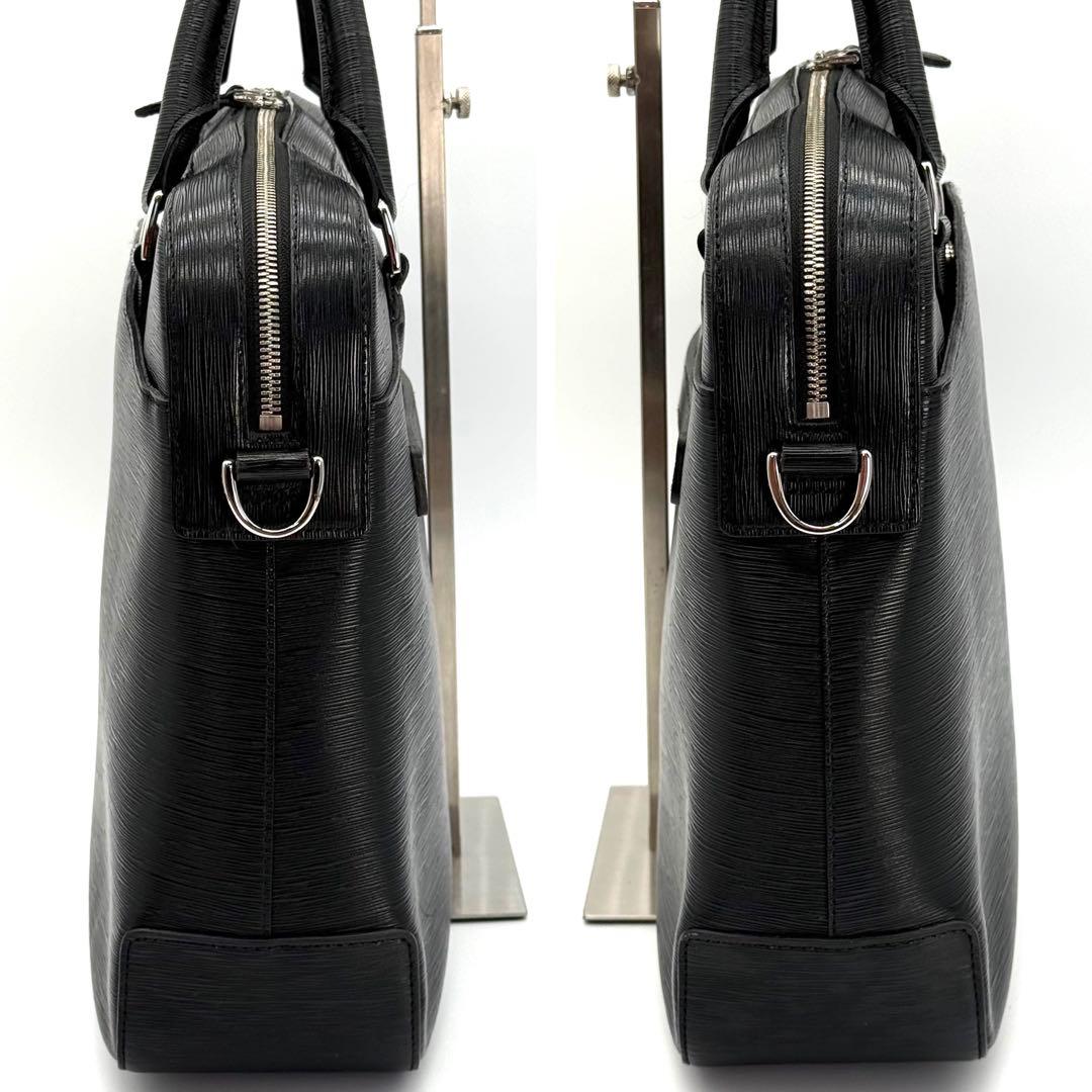 ペッレモルビダ キャピターノ ビジネスバッグ ブラック 黒 レザー ハンドバッグ