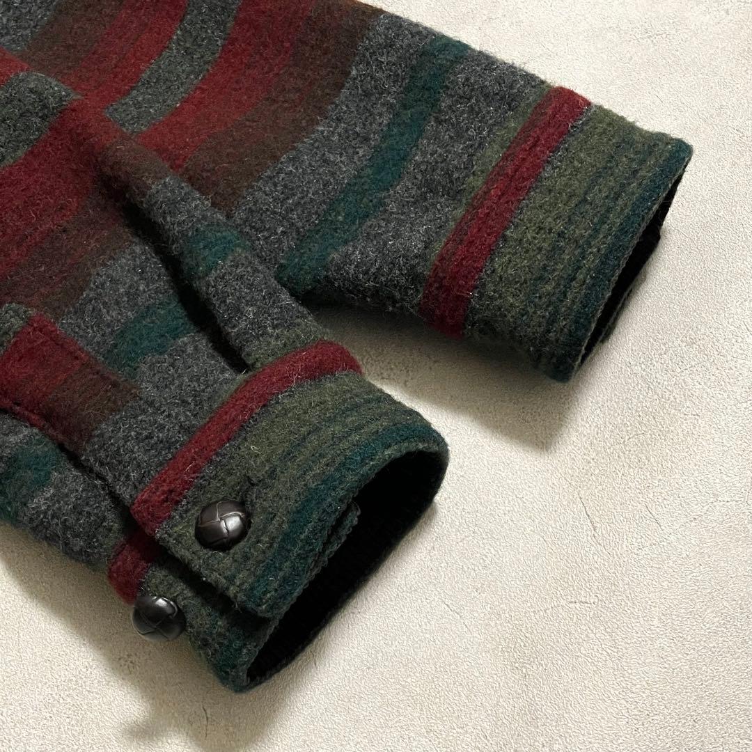 90's Woolrich ウールリッチ ネイティブボーダー ウールジャケット