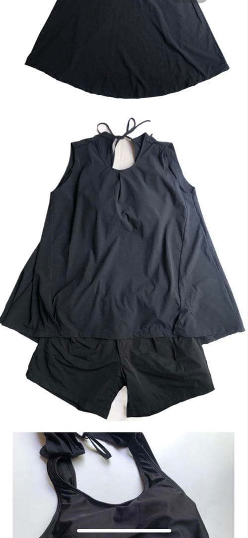 machatt マチャット水着　フレアタンクラッシュガード短パン3点セット