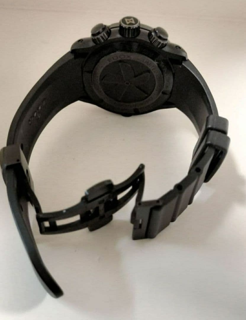 【週末限定値引き】EDOX クロノオフショア1 10周年限定モデル　ブラック