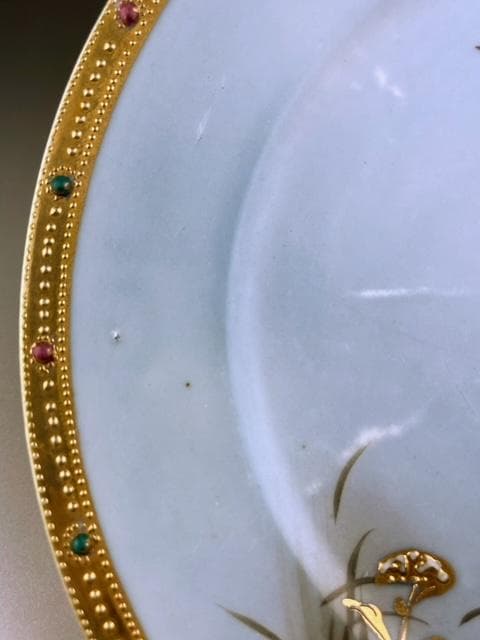 【専用】オールドニッポン 志水禄之助商店 21.9㎝ 白鳥 ガチョウ プレート