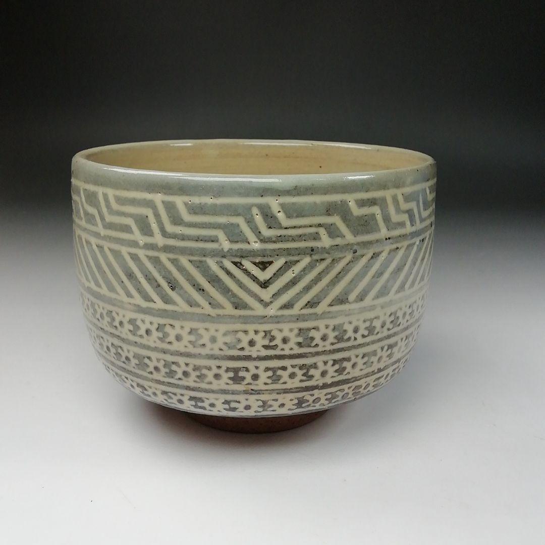 T85 茶碗 『干支茶碗』『高取焼』『甲申 豊泉窯 原史朗』共箱 抹茶碗