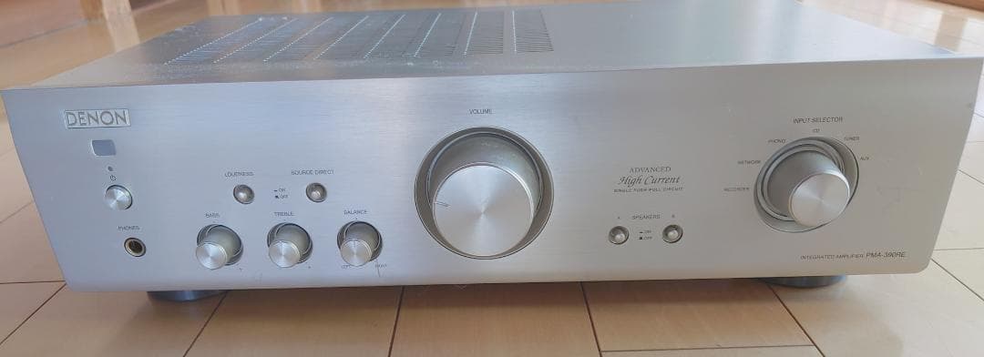DENON PMA-390RE シルバー アンプ DENON PMA-390RE プリメインアンプ