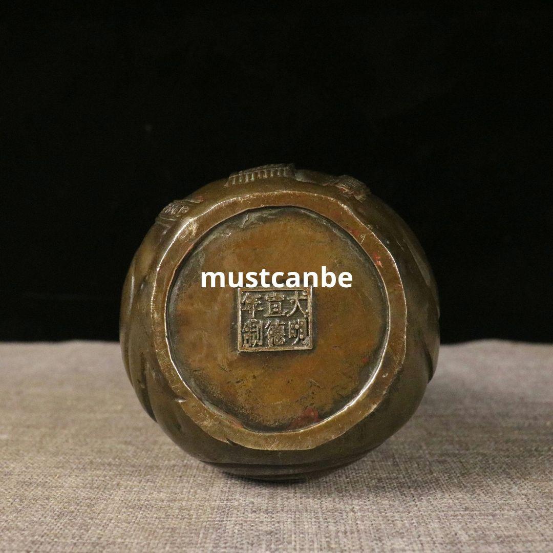 瓢簞 寿星瓢簞 応接間 玄関 寿を祝う贈り物 招き入れ福を招く銅