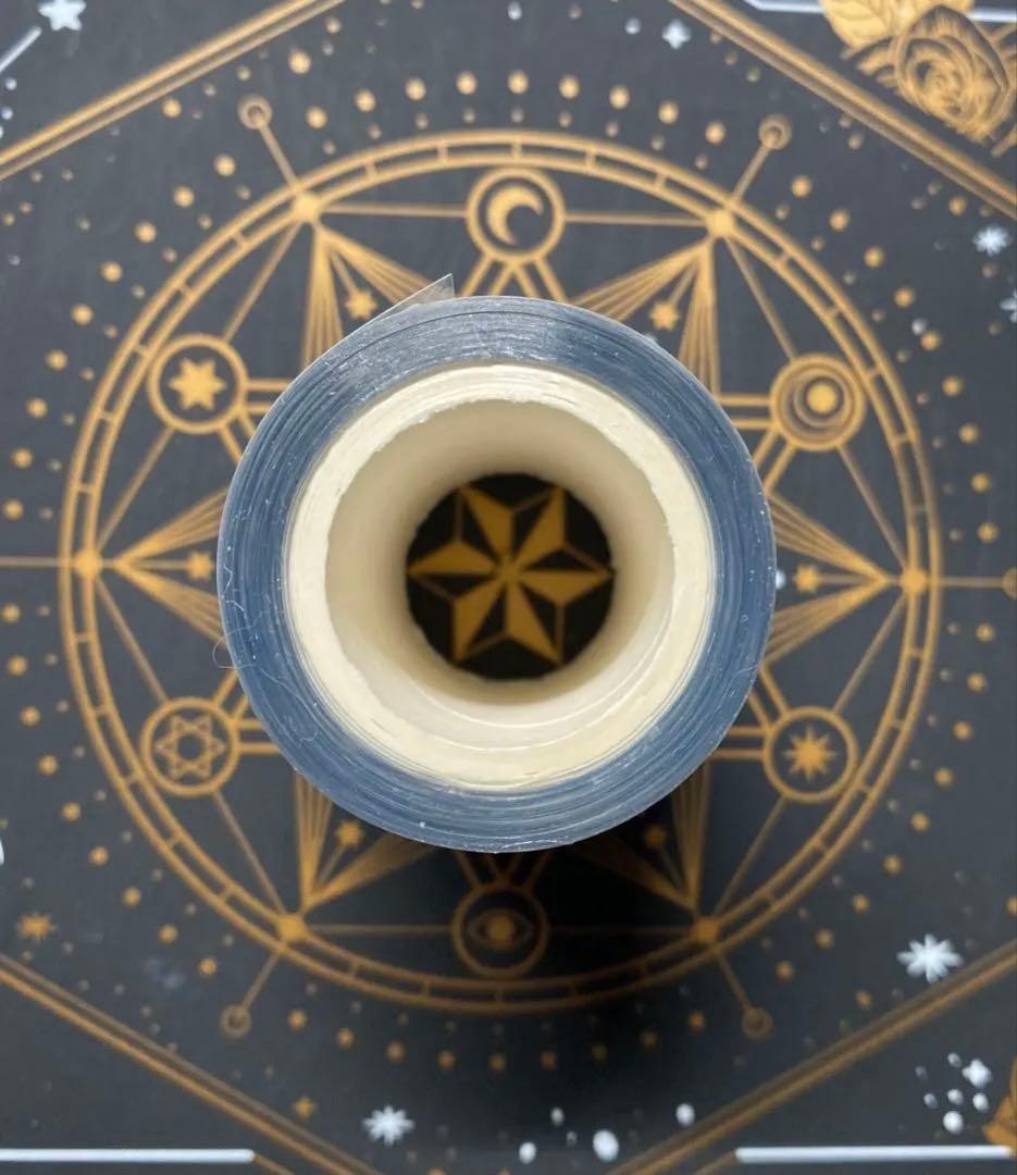 9252】海外 マステ 中古巻 貝殻光マスキングテープ 青い 自然風景 背景