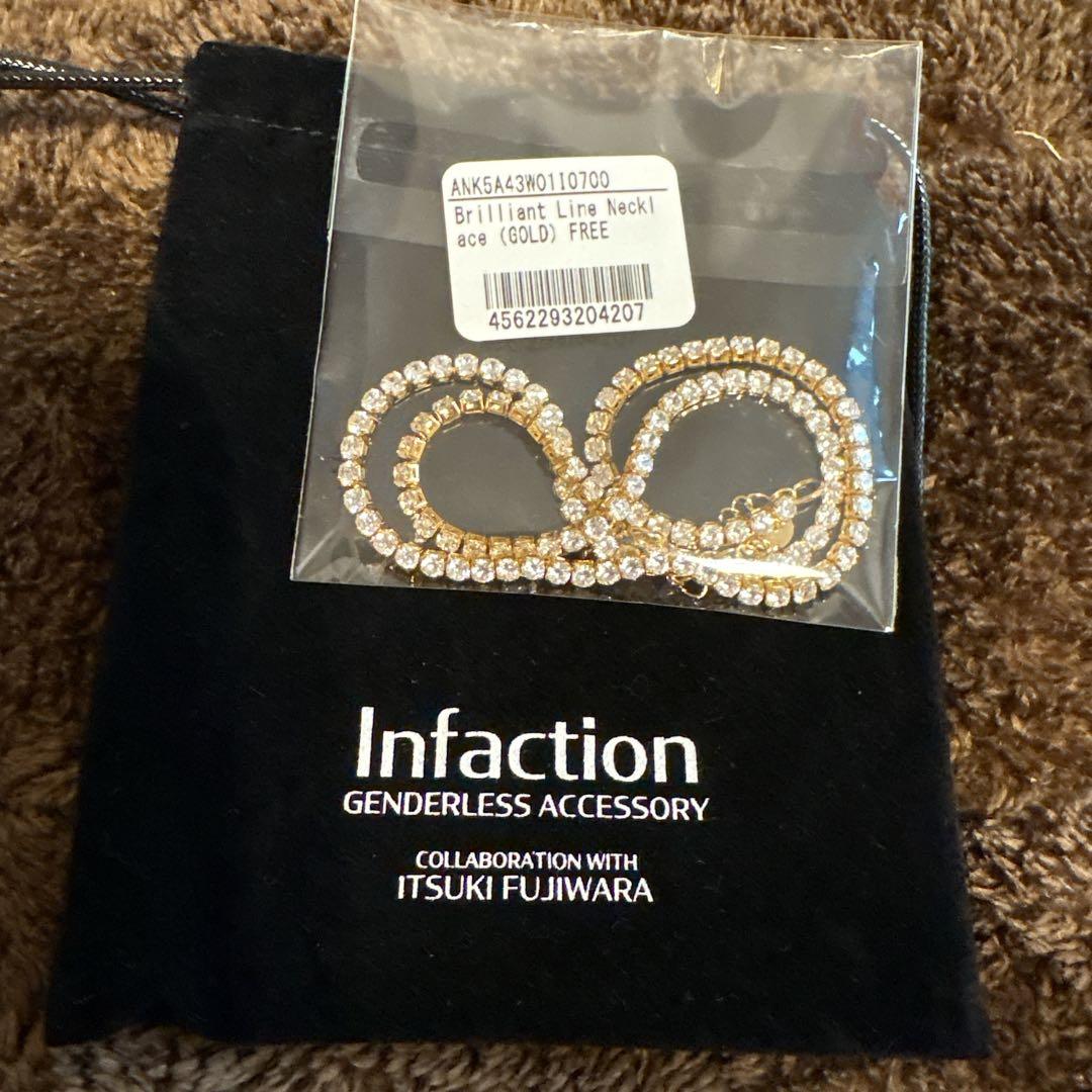 Infaction 藤原樹 Brilliant Line Necklace - メルカリ