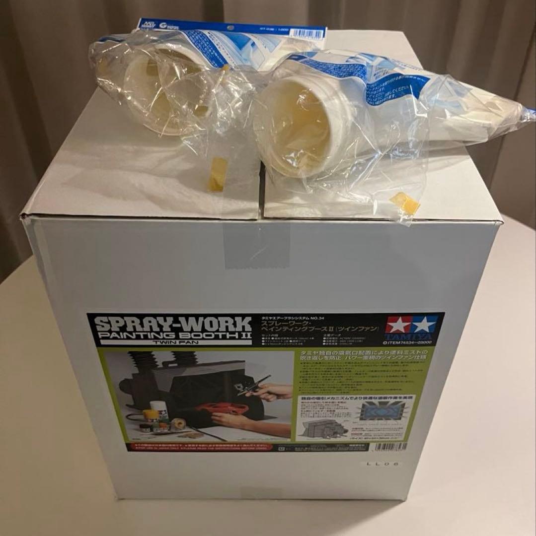 タミヤ　スプレーワーク ペインティングブース II & 排気口アタッチメント タミヤスプレーワーク ペインティングブース II & 排気口アタッチメント