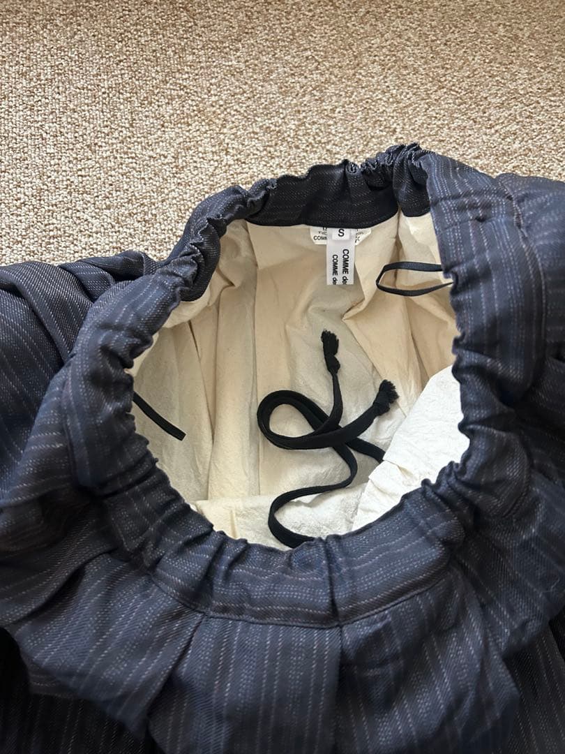 COMME des GARÇONS ストライプ　フレアスカート