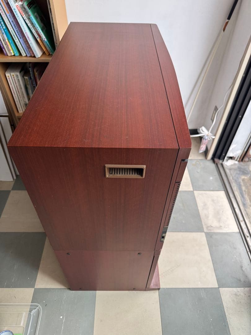 Victor ブラウン管テレビ 木製キャビネット - メルカリ