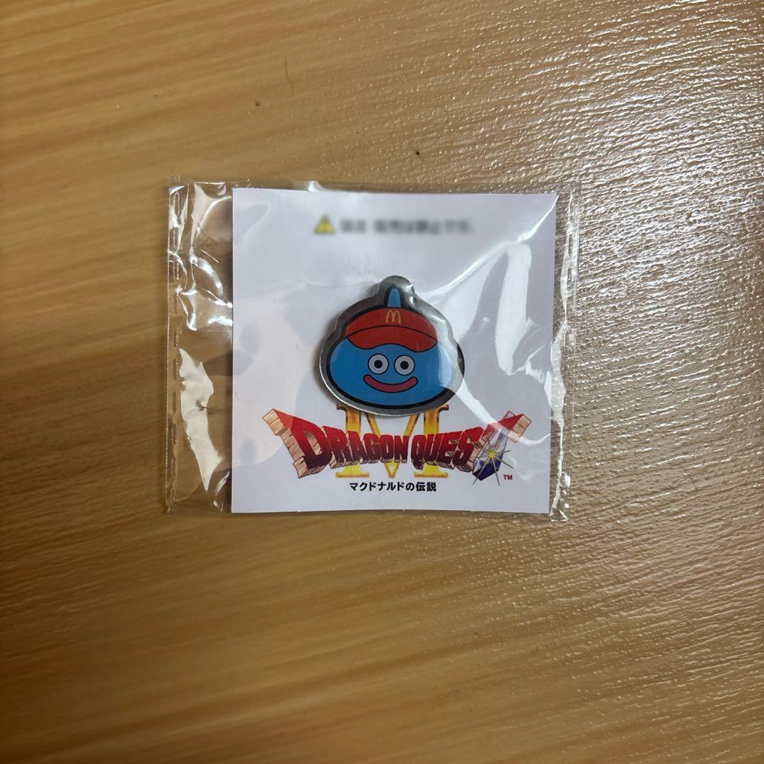 ドラクエ×マクドナルド コラボ スライム ピンバッジ 非売品 限定グッズ