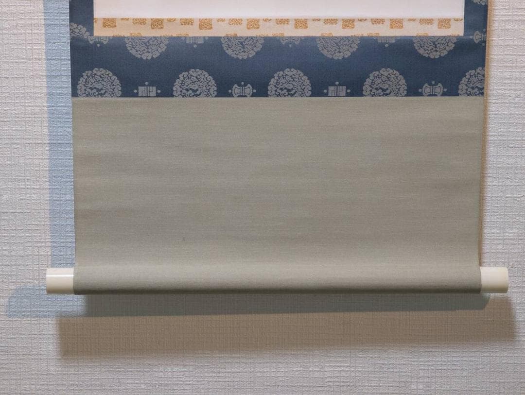 真作】掛軸 禅語掛軸 一輪明月照禅心 一行書 墨蹟作品 禅