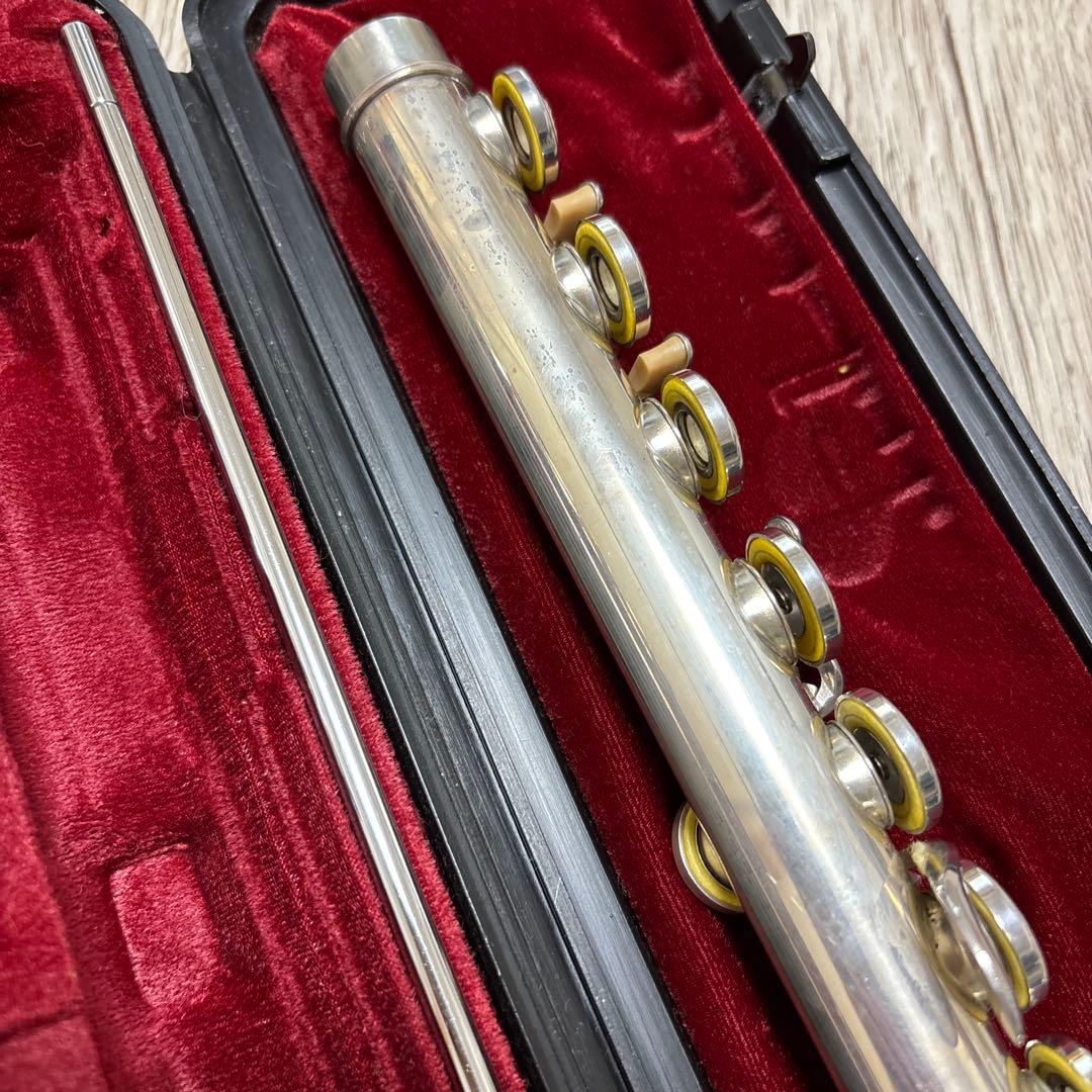 【YAMAHA】銀製 フルート本体 ケース付き
